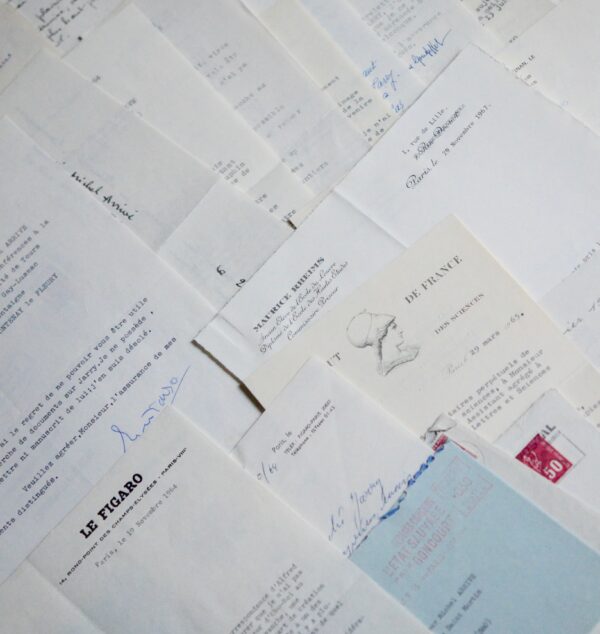 31 lettres sur Alfred Jarry, en vue de l'édition de la Pléiade