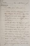 Lettre du saint-simonien Prosper Enfantin à son ami l'égyptologue Linant-Bey