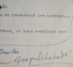 Georges Schehadé poursuit lentement l'écriture de La Soirée des proverbes
