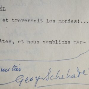 Georges Schehadé poursuit lentement l'écriture de La Soirée des proverbes
