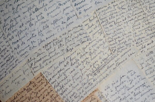 Magnifique correspondance de 7 lettres de Reverdy, au peintre Roger Brielle