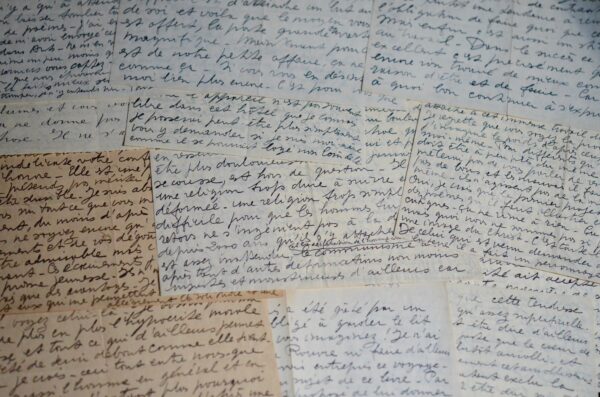 Magnifique correspondance de 7 lettres de Reverdy, au peintre Roger Brielle