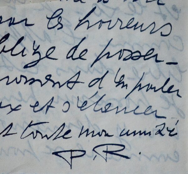 Magnifique correspondance de 7 lettres de Reverdy, au peintre Roger Brielle