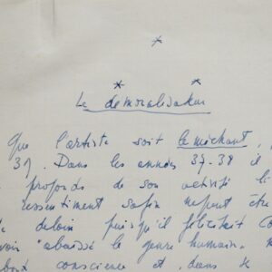 Sartre analyse Flaubert et son ressentiment, prenant exemple sur Madame Bovary