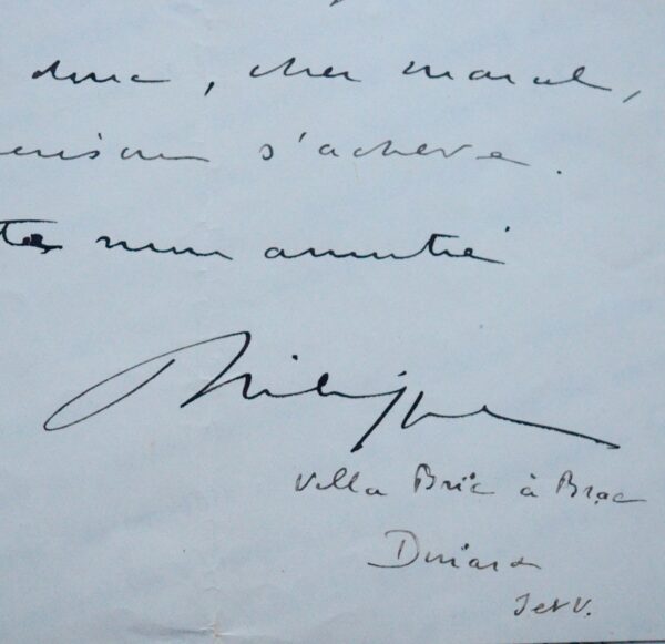 6 lettres de Philippe Soupault depuis la Russie, Le Caire, Brazzaville, Swarthmore...