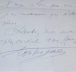 Lettres, aquarelle et cartes de Louis Touchagues