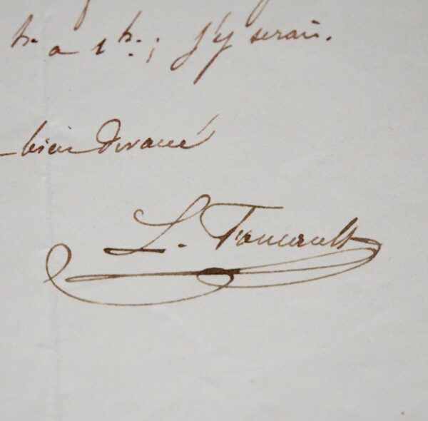 Léon Foucault invite à voir son pendule, au Panthéon