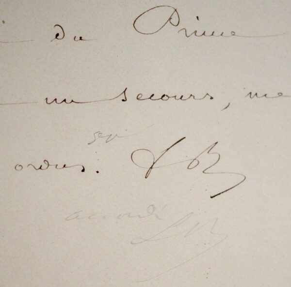 Louis Napoléon Bonaparte consent à aider la soeur de la nourrice du Prince