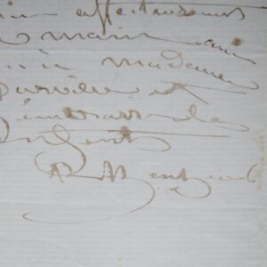 Depuis By, Rosa Bonheur écrit à son grand ami le collectionneur Surville