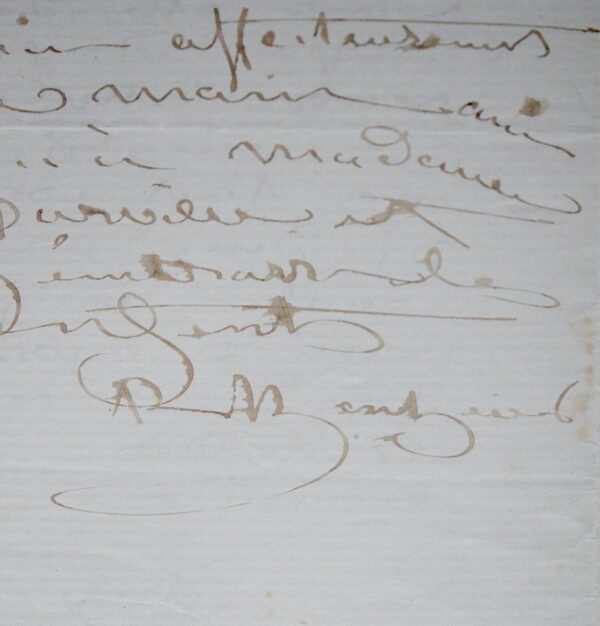 Depuis By, Rosa Bonheur écrit à son grand ami le collectionneur Surville