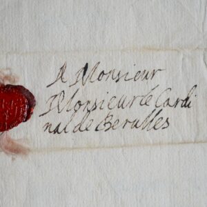 Le prince de Condé rend compte des services à Marie de Médicis au cardinal de Bérulle