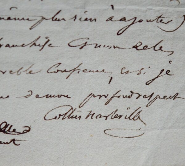 Collin d’Harleville rend hommage au dramaturge Antoine Leblanc