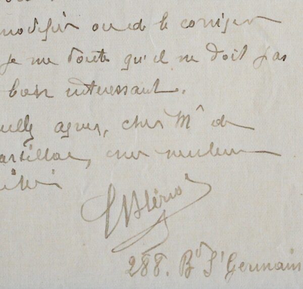 Louis Blériot rédige un mémoire "pour notre chère École Centrale"