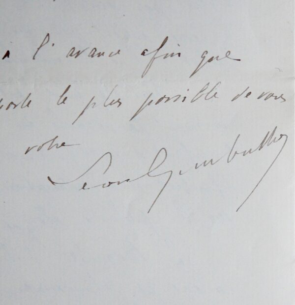 Gambetta souhaite la condamantion à mort de Bazaine et la revanche