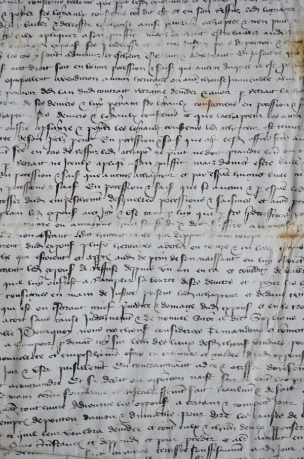 Mandement de Charles VI sur l'observance "des paiz de Poictou et comté de la Marche"