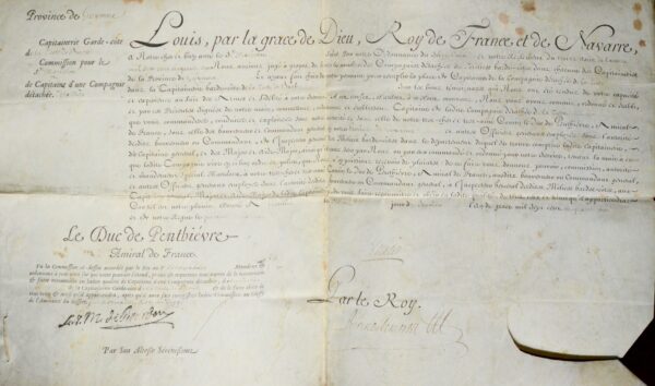 Gironde : commission de capitaine garde-côte de La Teste de Buch