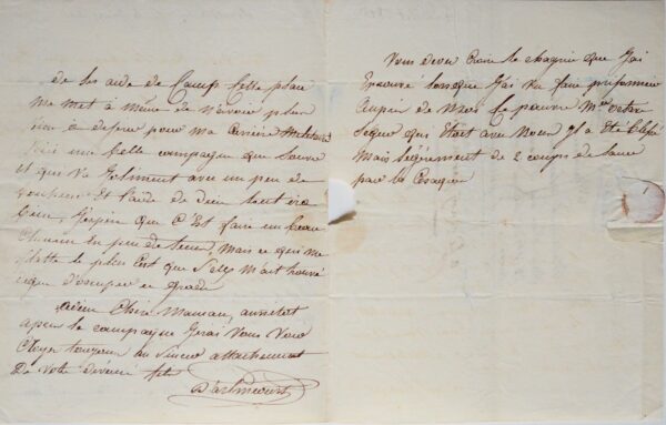 Campagne de Russie, le baron d’Arlincourt annonce sa nomination d'aide de camp par Murat