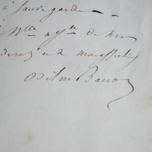 Odilon Barrot répond à l’offre de Strasbourg de renouveler son mandat de député