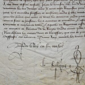 Mandement de Charles VII pour "le paiement des gens de guerre" en Saintonge