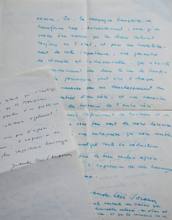 Lévi-Strauss renonce à acheter une propriété dans l'Aube