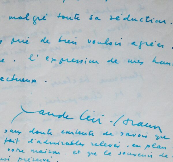 Lévi-Strauss renonce à acheter une propriété dans l'Aube