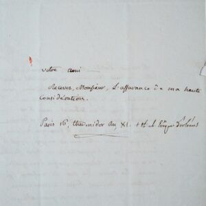 L'évêque d'Orléans, Bernier, sollicité pour une dispense