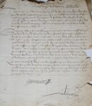 Marguerite d'Autriche statue sur les limites entre le comté de Bourgogne et Besançon