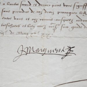 Marguerite d'Autriche statue sur les limites entre le comté de Bourgogne et Besançon