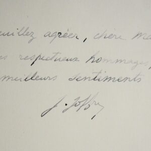 Joffre ira présider l'Académie des Jeux floraux, en 1928, à Toulouse
