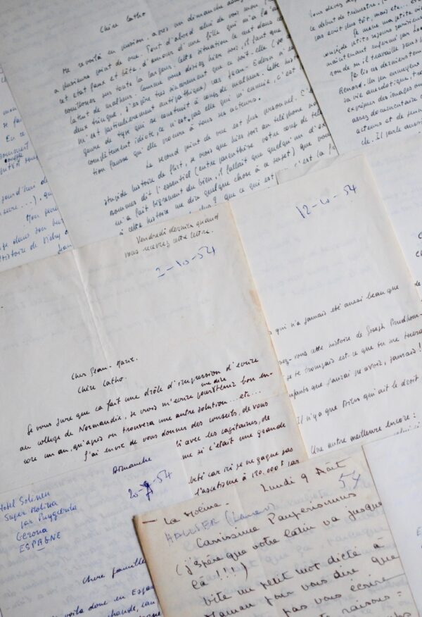 Belle correspondance de Laurent Hallier, évoquant son frère, Jean-Edern Hallier