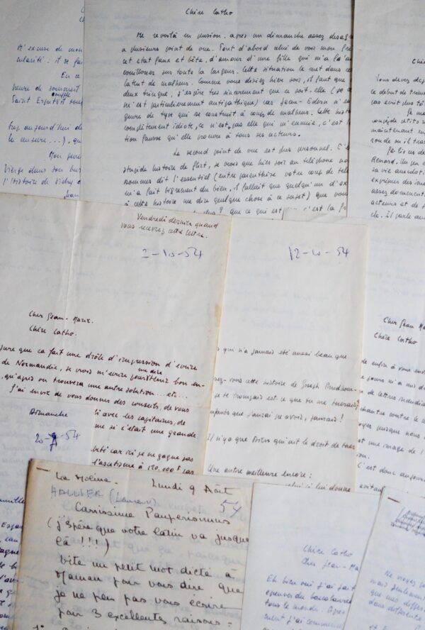 Belle correspondance de Laurent Hallier, évoquant son frère, Jean-Edern Hallier