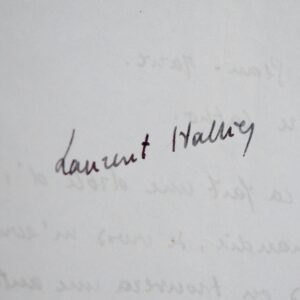 Belle correspondance de Laurent Hallier, évoquant son frère, Jean-Edern Hallier