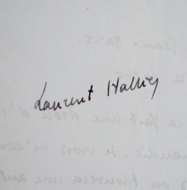 Belle correspondance de Laurent Hallier, évoquant son frère, Jean-Edern Hallier