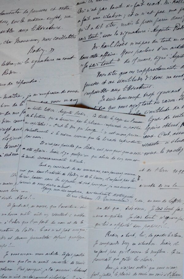 Bernard Guinaudeau témoin d'une affaire de plagiat avec Rodin