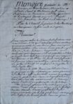 1759 : mémoire manuscrit sur la situation catastrophique de la Martinique