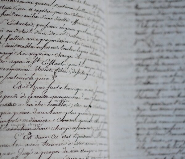 1759 : mémoire manuscrit sur la situation catastrophique de la Martinique