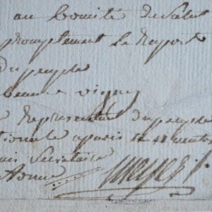 Après le 9-thermidor, le général Meyer demande sa réintégration