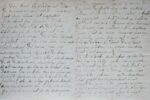 Longue lettre du marquis de Sade à son oncle, l'Abbé de Sade
