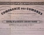 Rare action de la Compagnie des Comores, exploitant les terres à Mayotte