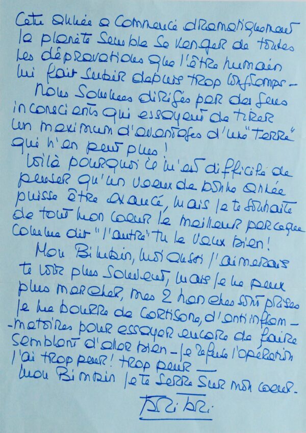 Belle lettre de Brigitte Bardot à Roger Hanin : "La planète semble se venger de toutes les dépravations que l'être humain lui fait subir"