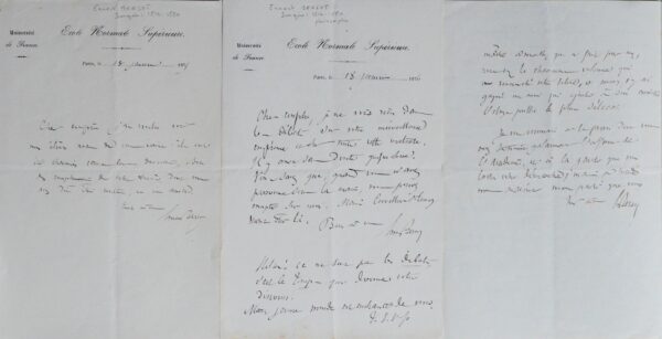 Ernest Bersot satisfait de sa direction à l'École Normale Supérieure