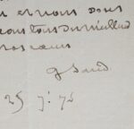 George Sand se prépare pour les vendanges