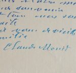 Monet, âgé et abattu, parle de sa "grande crise de découragement" à Sacha Guitry