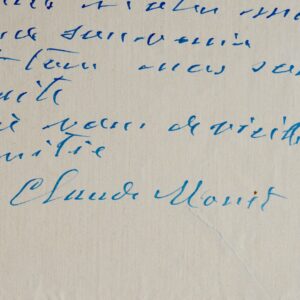 Monet, âgé et abattu, parle de sa "grande crise de découragement" à Sacha Guitry