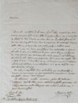 Rare lettre de Rouget de Lisle sur Les Chants français