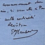 Lettre inédite de Flaubert