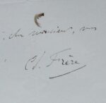 Pierre-Edouard Frère vient de terminer un tableau