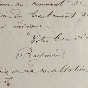 Le neurologue Fulgence Raymond décrit à Charcot un traitement contre la maladie de Ménière