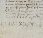 Rare quittance signée d'Aymar de Poitiers-Valentinois, datée de 1492