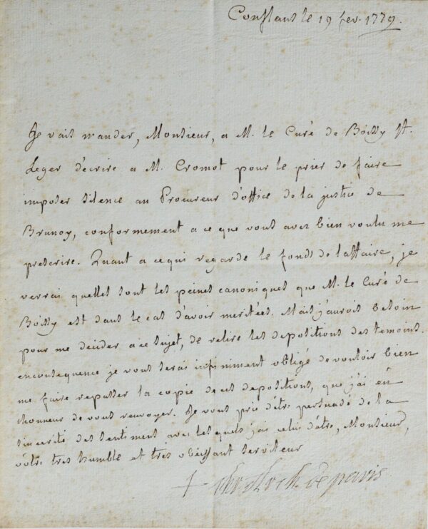 L'archevêque de Paris veut faire condamner le curé de Boissy-Saint-Léger